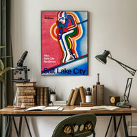 Salt Lake City Ski Destinations Poster PosterGoat