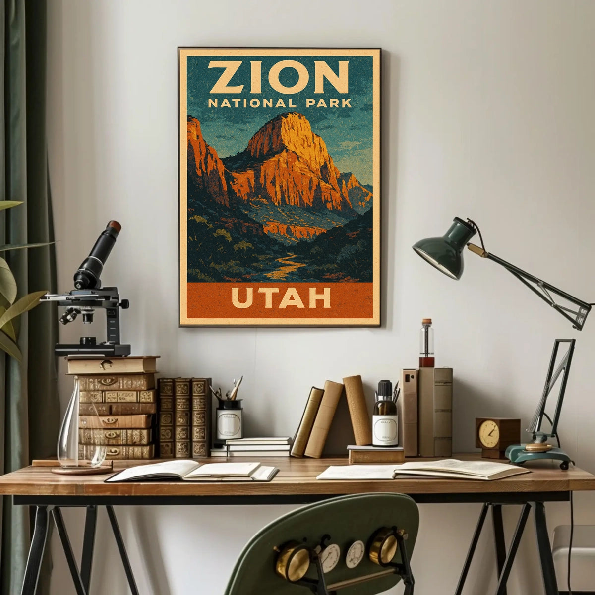 Zion National Park Poster