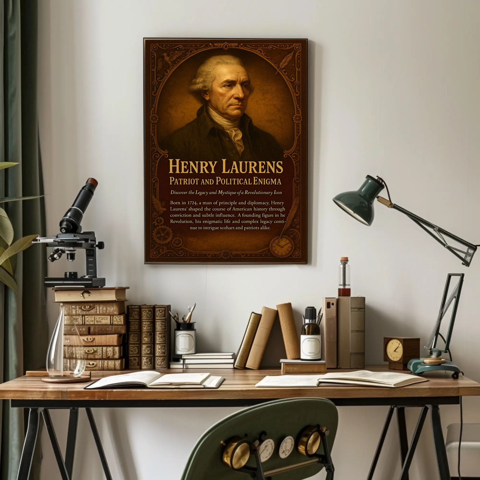 Henry Laurens Patriot And Political Poster