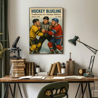 Hockey Blueline March 1959 Poster