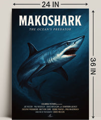 Makoshark The Oceans Predator Poster PosterGoat