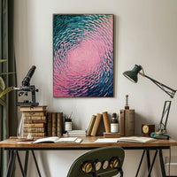 Swirling Colors Abstract Poster Art Print