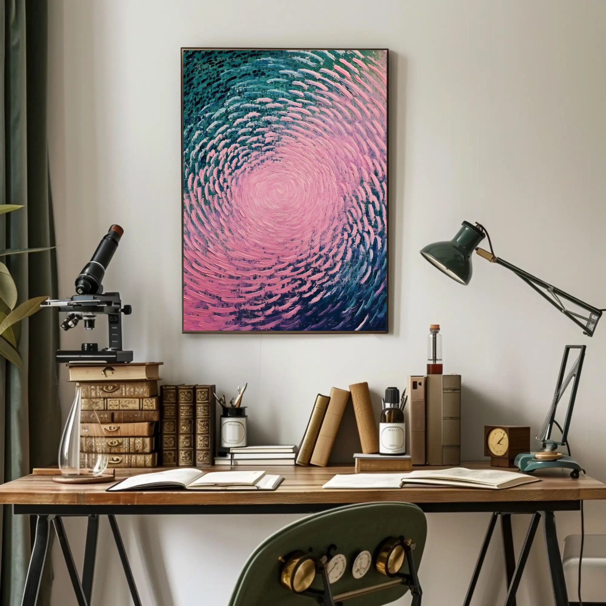 Swirling Colors Abstract Poster Art Print