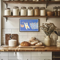 Playful Clothesline Poster