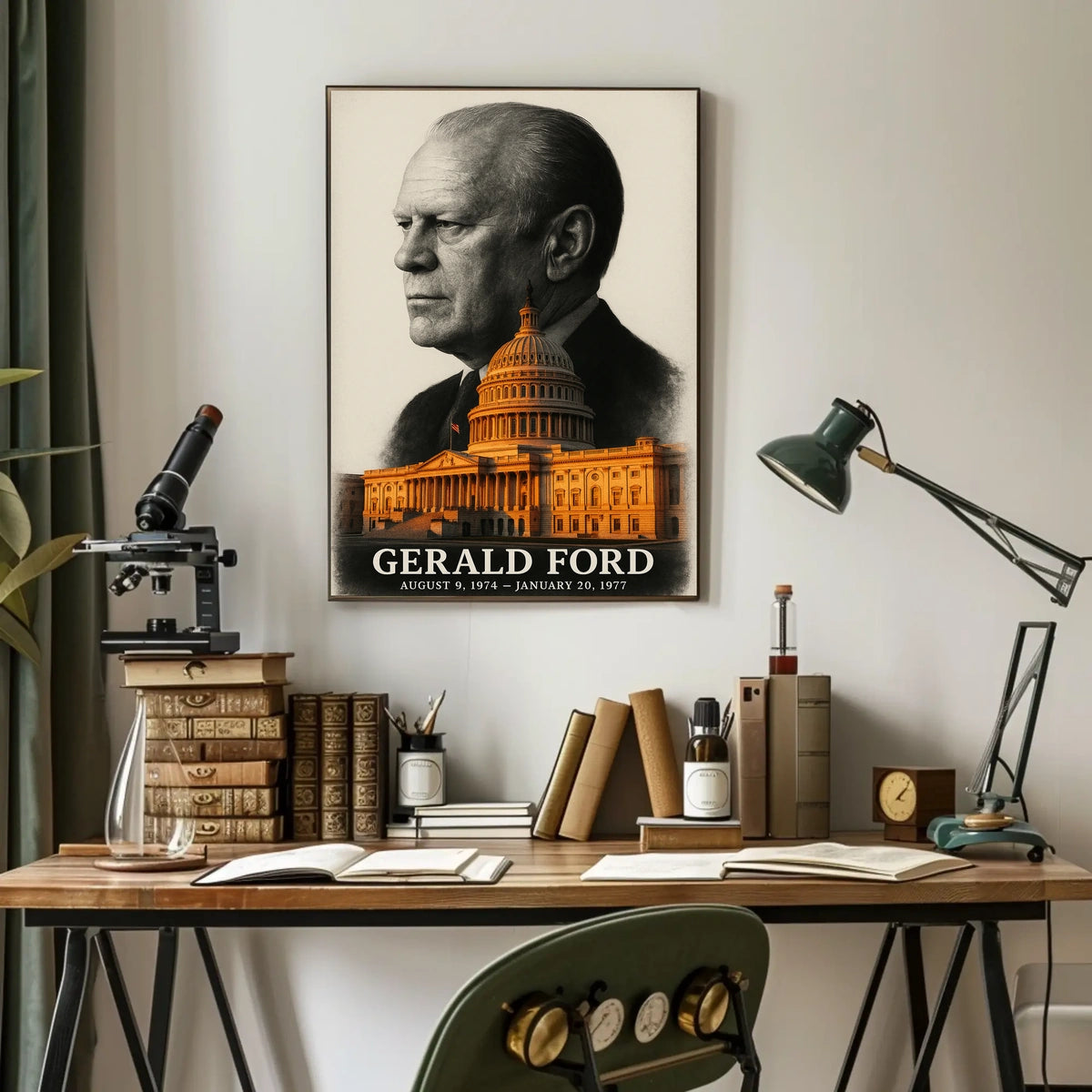 Gerald Ford 38th President of the United States Reflections Poster