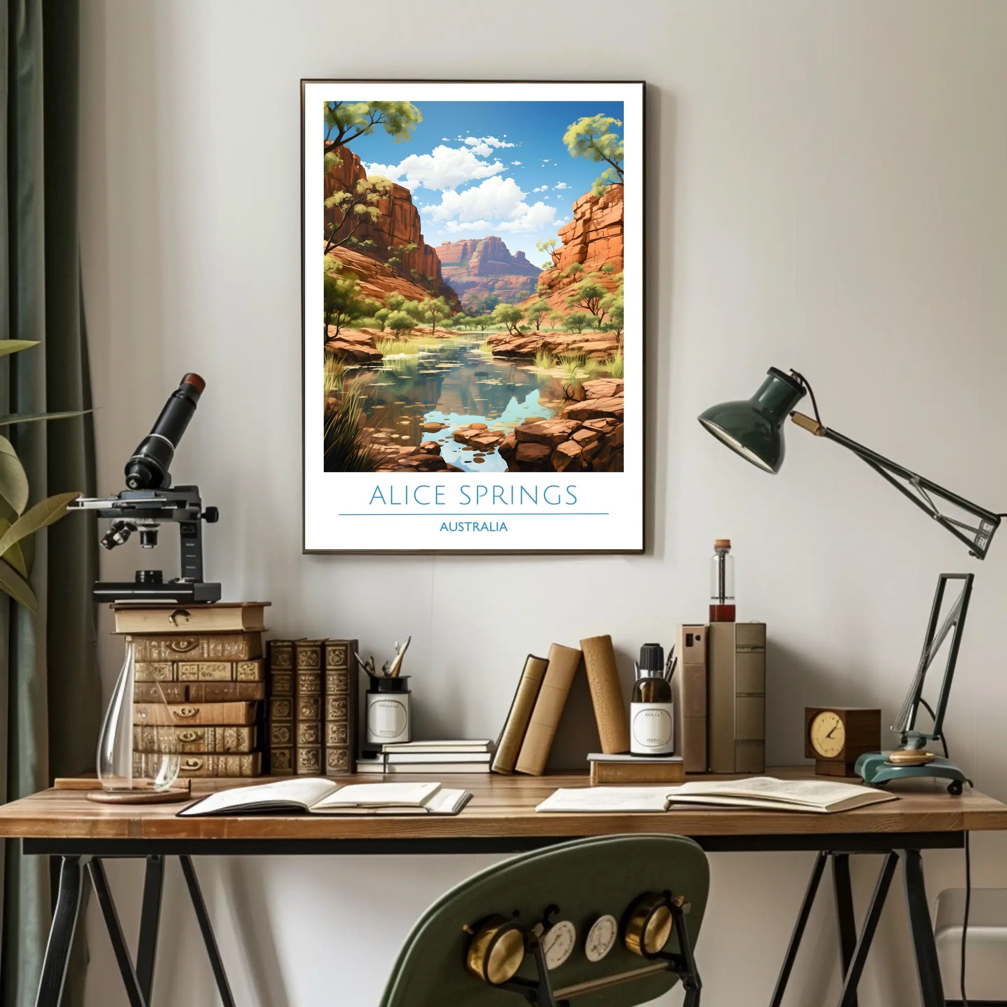 Alice Springs Landscape Poster