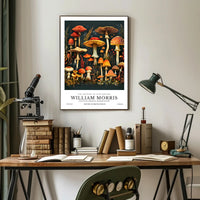 William Morris Cotton Prints Exhibition Poster