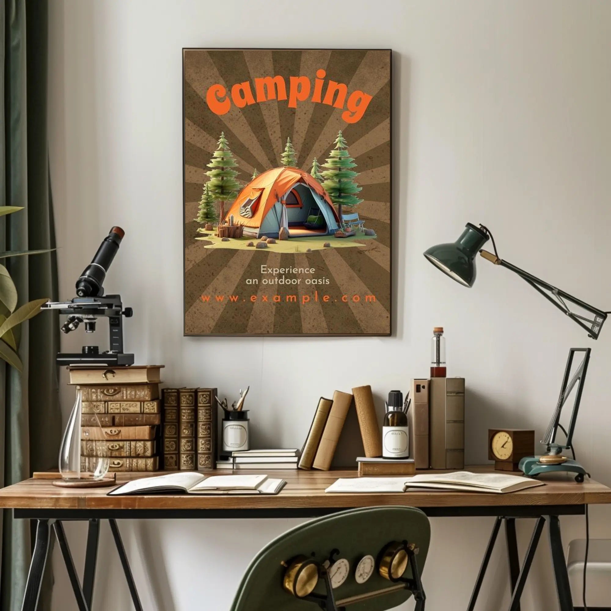 Camping Adventure Poster