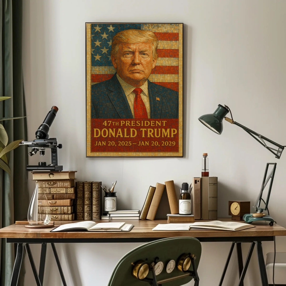 Trump 47th President Scenic Wanderlust Poster