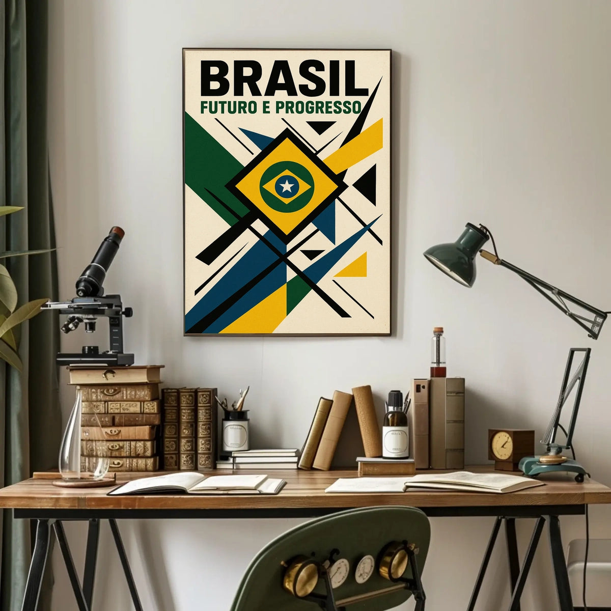 Brasil Futuro e Progresso Poster