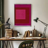 Abstract Shades of Red Poster