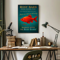 Rosy Barb Freshwater Fish Poster