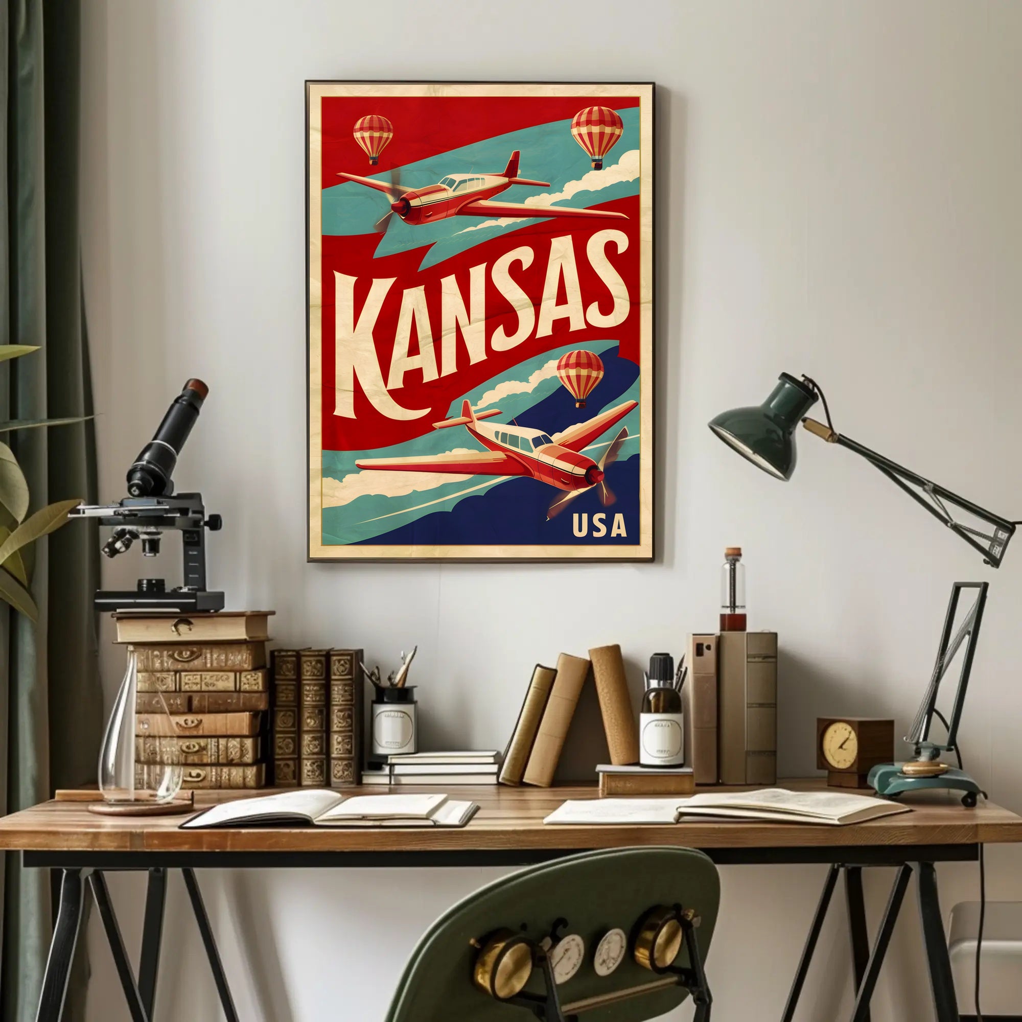 Kansas Aviation Adventure Poster