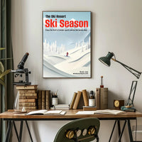 Ski Season at The Ski Resort Poster PosterGoat
