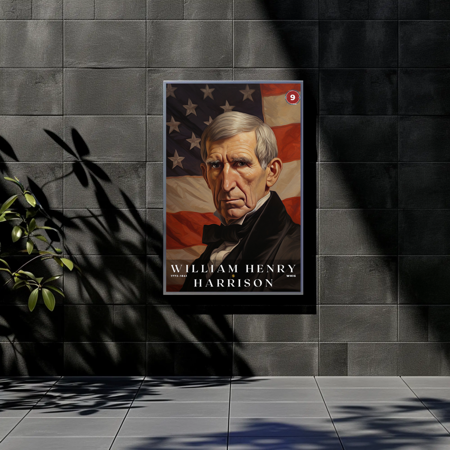 William Harrison 9th President Of The United States Portrait