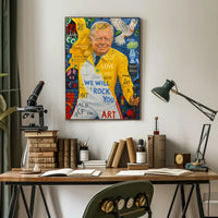 Vibrant Peaceful Musical Expression Poster - Abstract, Artistic, or Pop Culture Poster