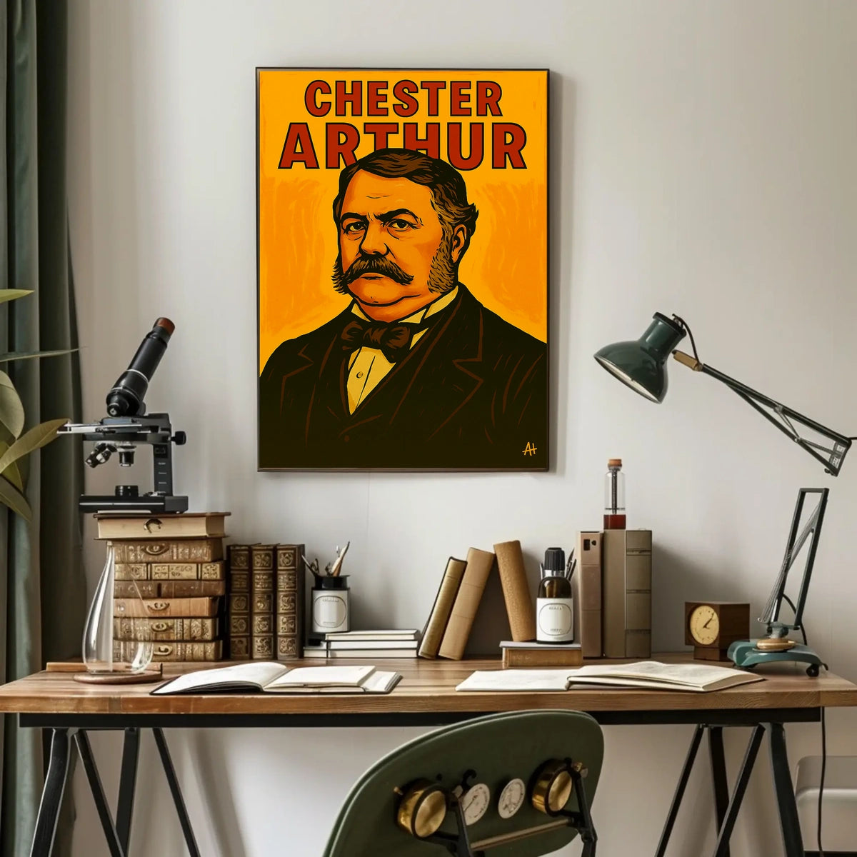 Chester Arthur Classic Americana Scenic Heritage Travel Wall Art Wanderlust Decor Poster