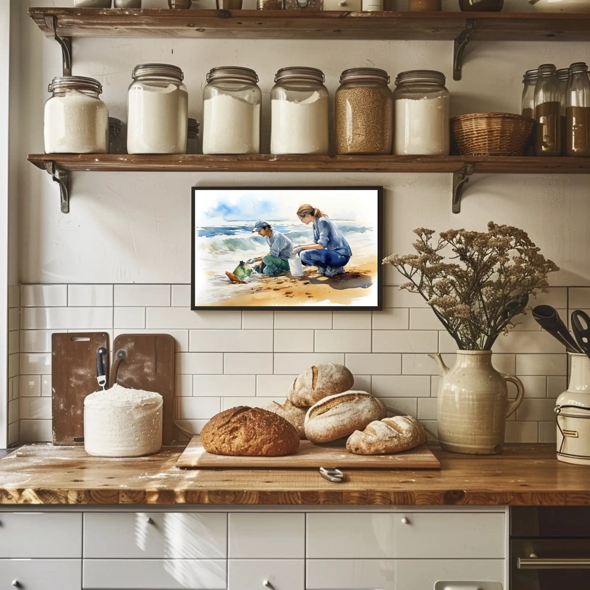 Beach Cleanup Effort Poster