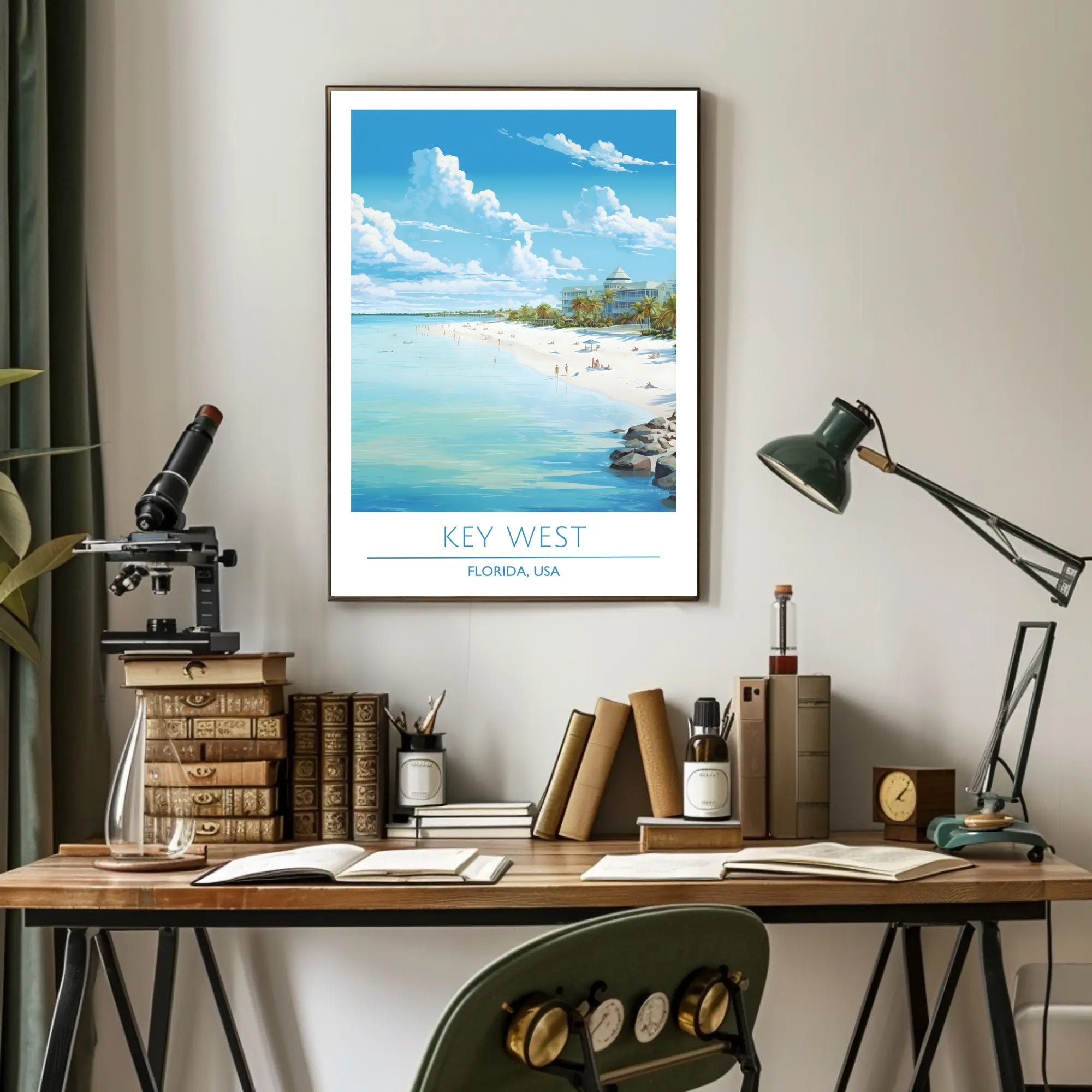 Key West Beach Vacation, Poster