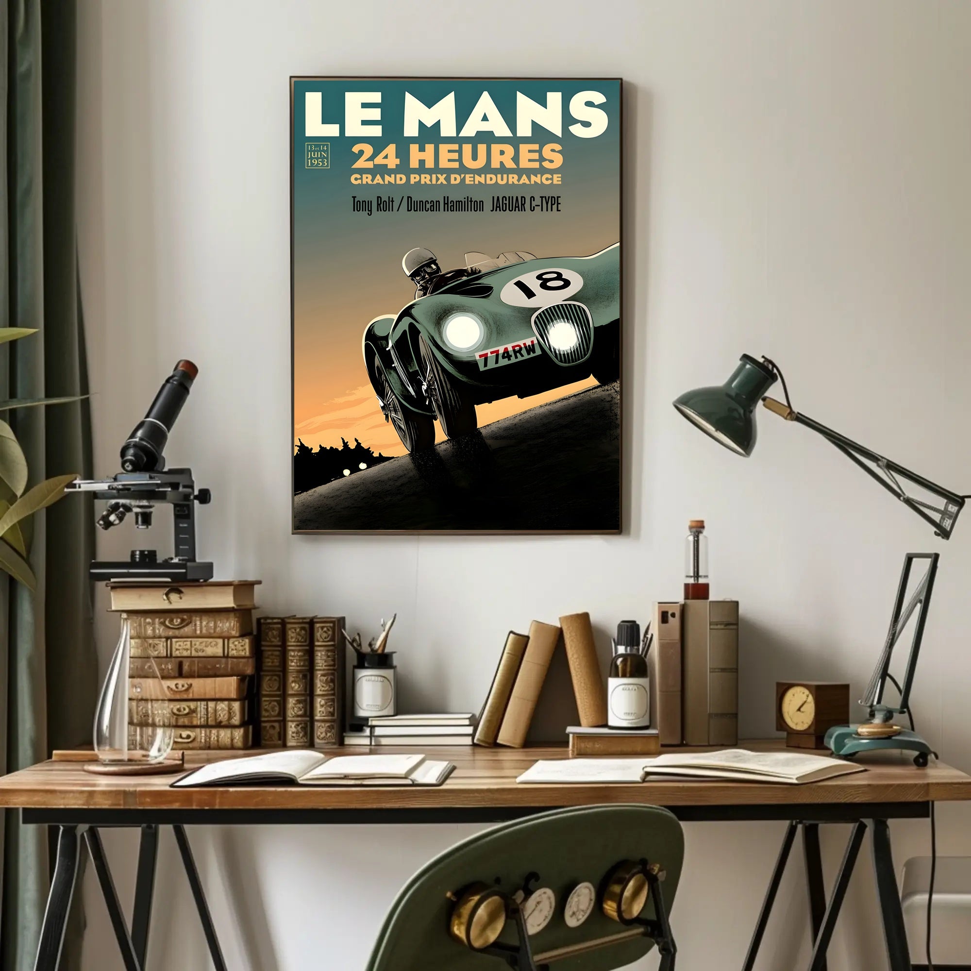 Le Mans 24 Heures 1953 Poster