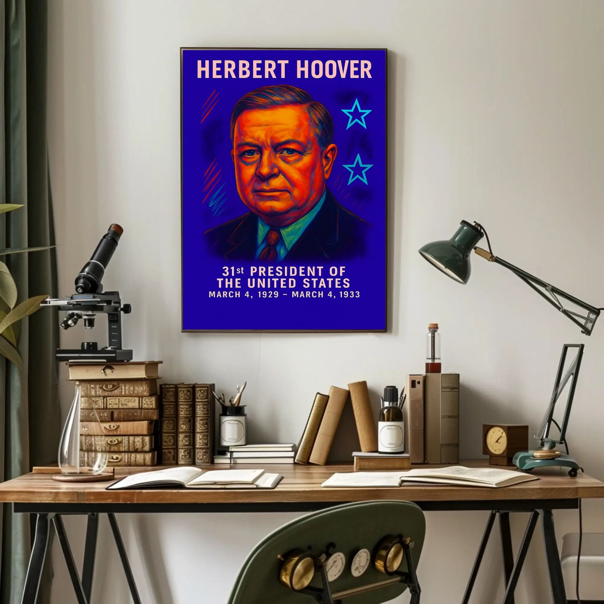 Herbert Hoover 31st President Poster