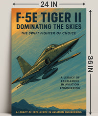 F-5E Tiger II Dominating the Skies Poster PosterGoat