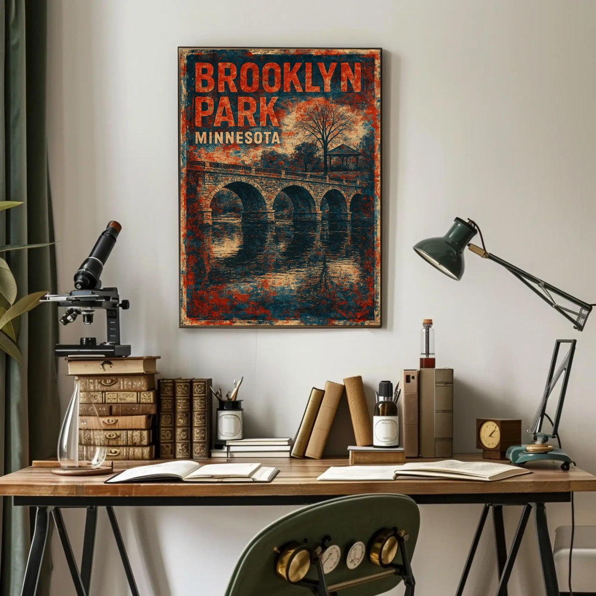 Brooklyn Park Minnesota Scenic Wanderlust Poster