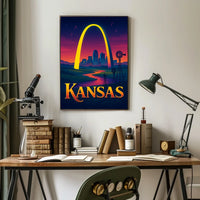 Kansas A Vibrant Tribute Poster