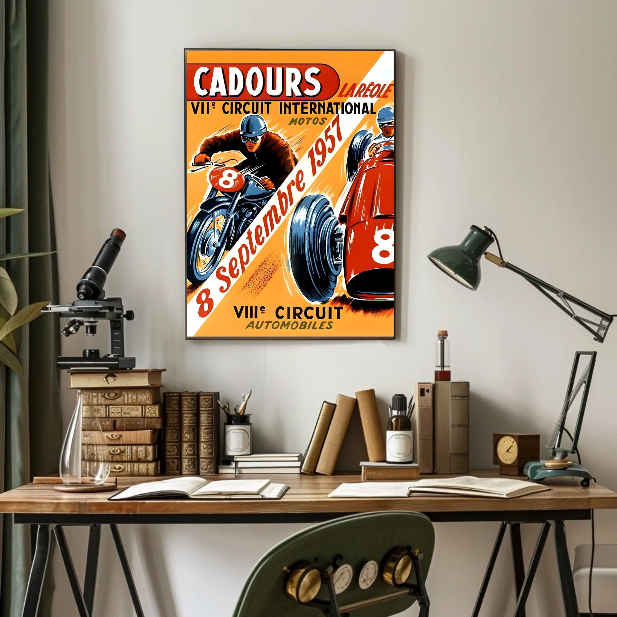 Cadours International Circuit 1957 Poster