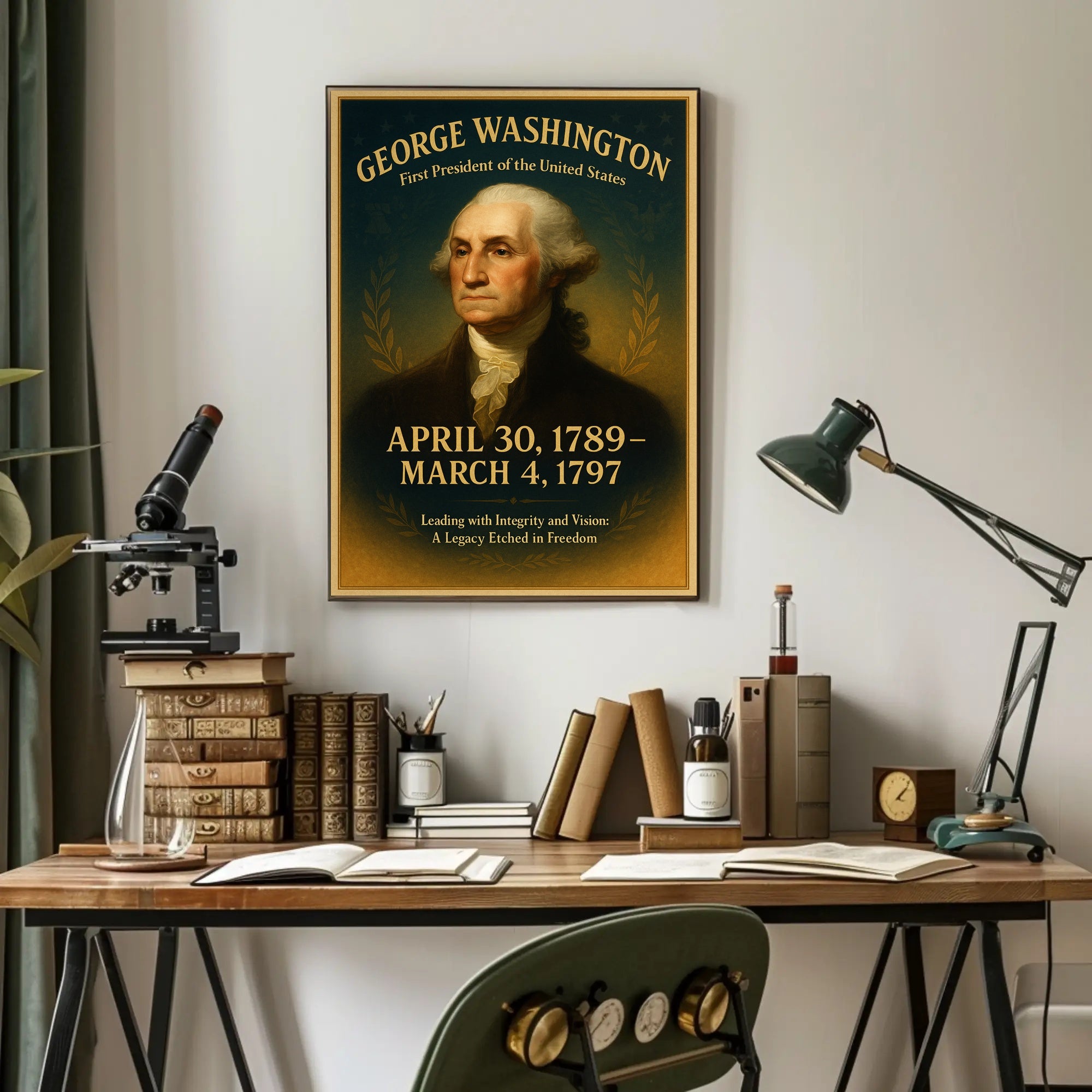 George Washington 1st President Poster PosterGoat