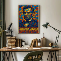 Abraham Lincoln A Mosaic Tribute Poster