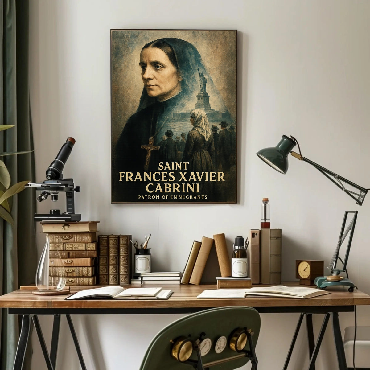 Saint Frances Xavier Cabrini Patron Of Poster