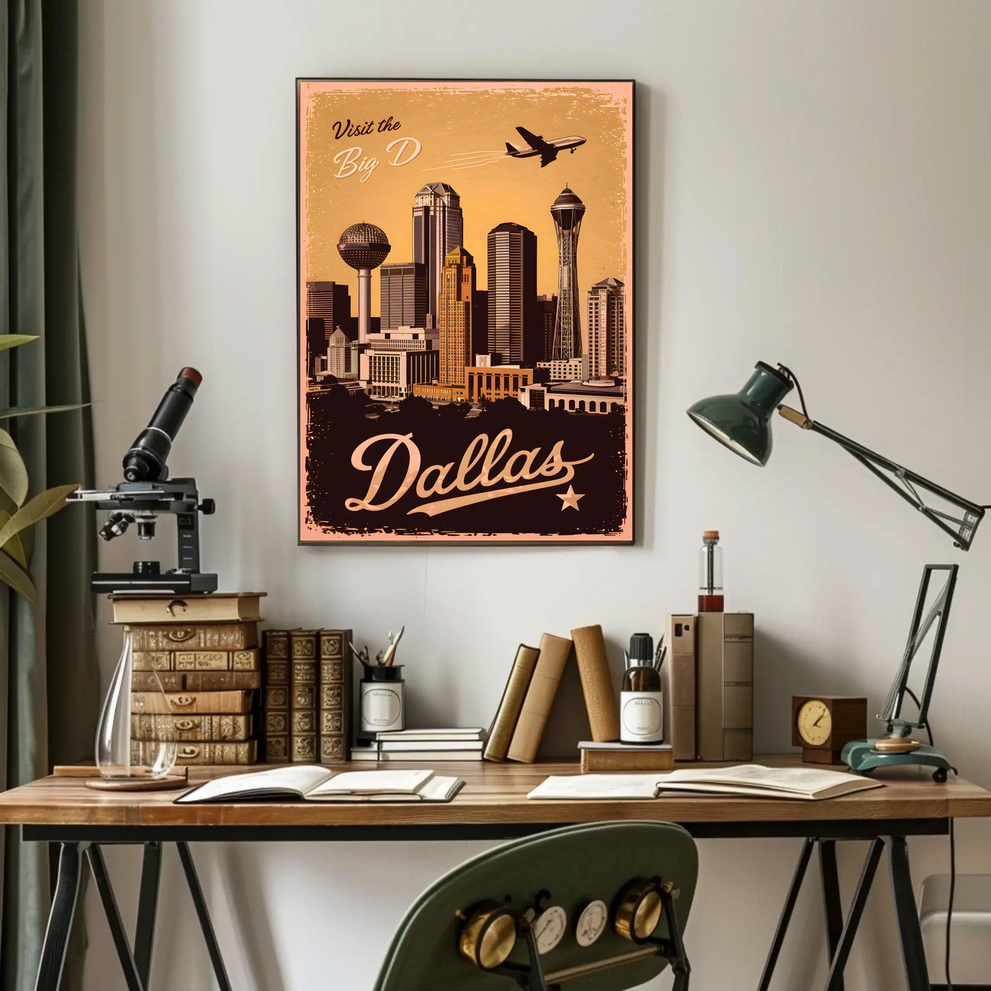 Discover Dallas Poster