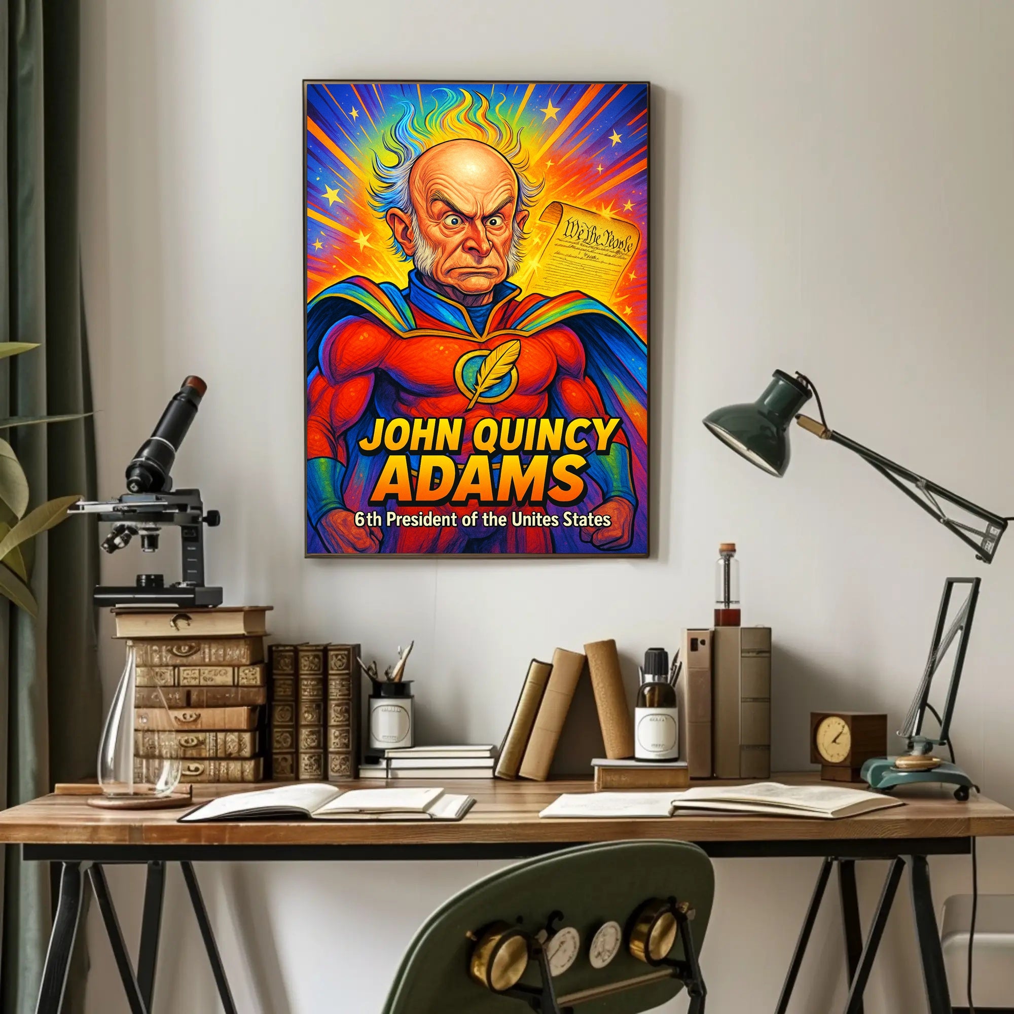 John Quincy Adams 6th President Poster PosterGoat