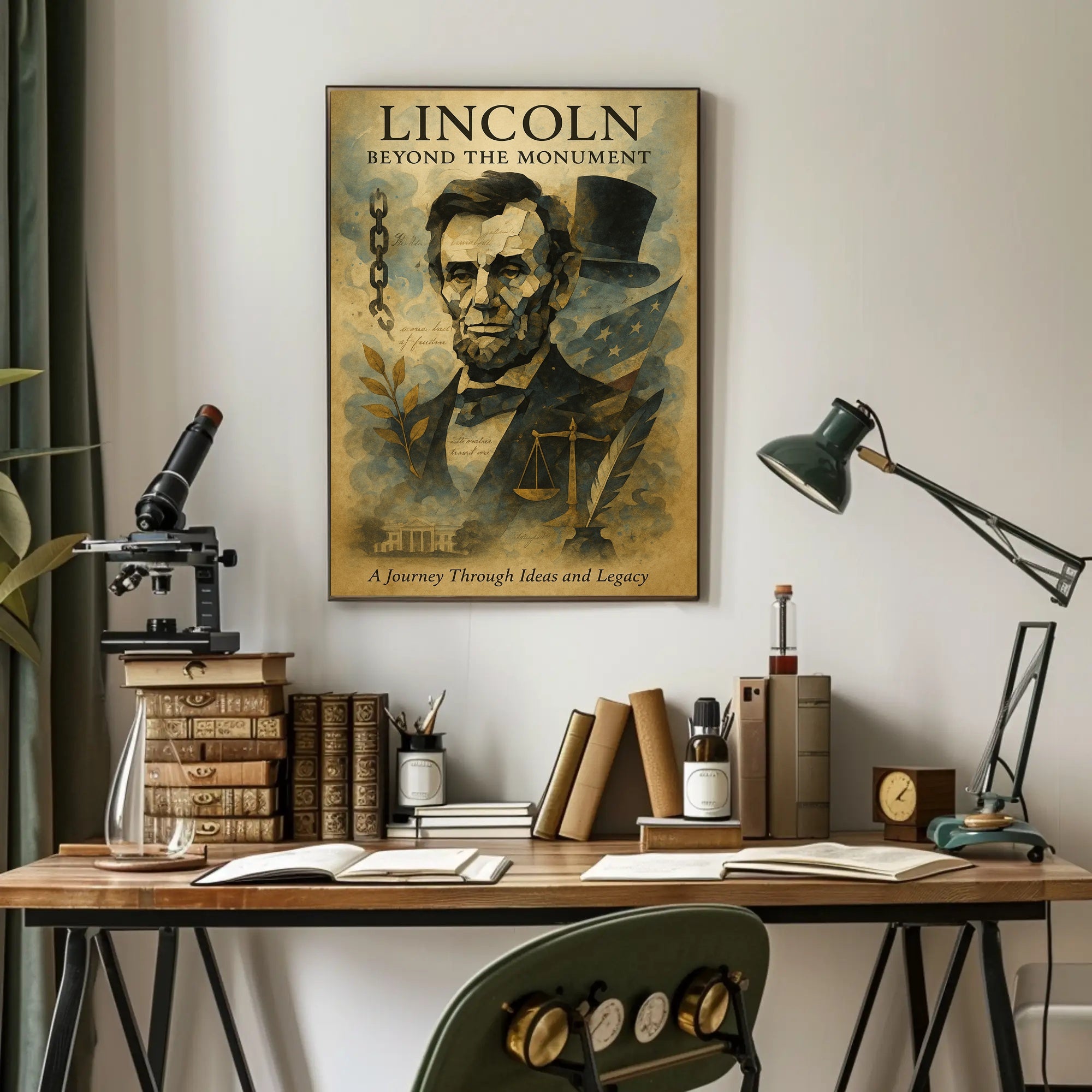 Abraham Lincoln Beyond the Monument Poster PosterGoat