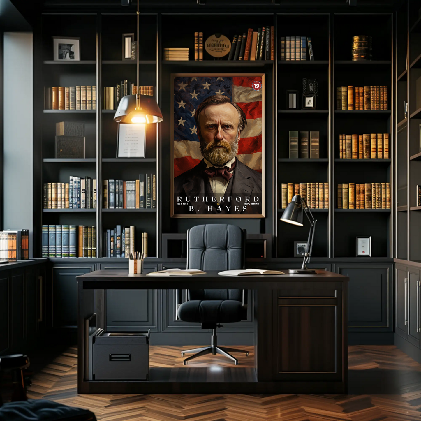 Rutherford B. Hayes 19th President Of The United States Portrait