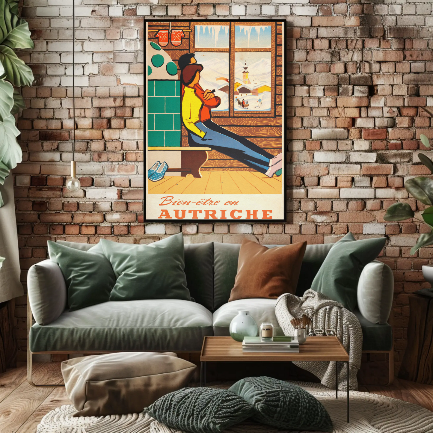 Bien-être en Autriche Vintage Poster
