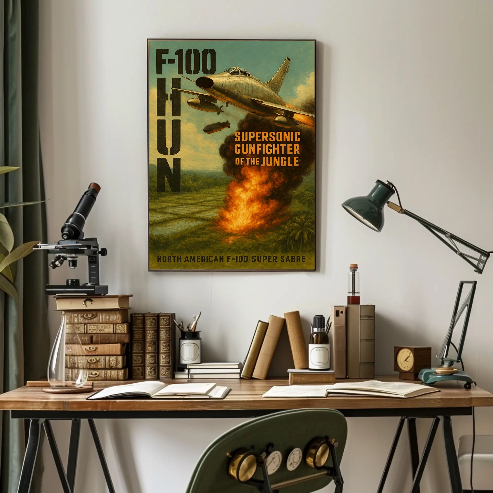 F-100 Super Sabre Jet Poster