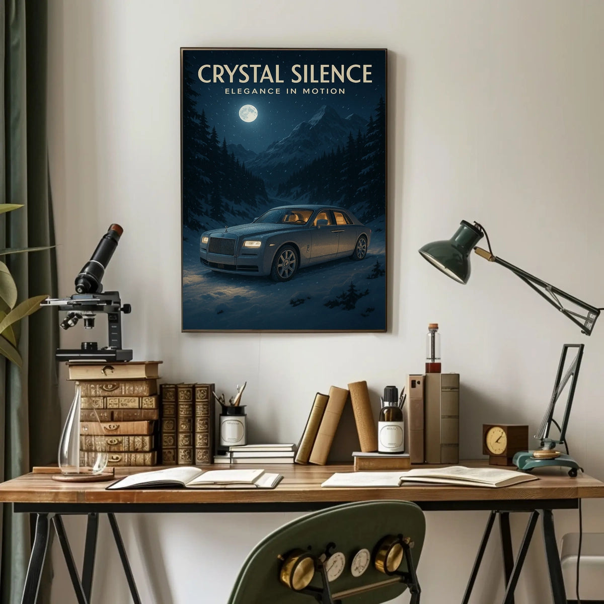 Crystal Silence Elegance in Motion Poster