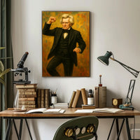 Andrew Jackson Fist Pump Presidential Poster