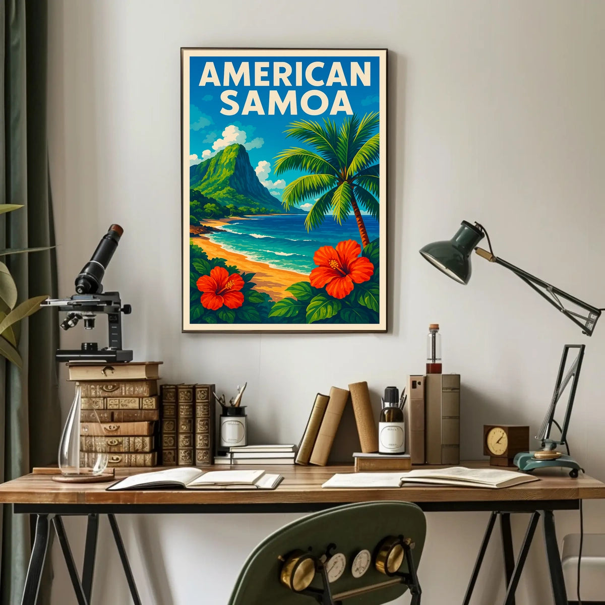 American Samoa Paradise Poster