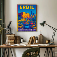 Erbil A Cosmopolitan Iraqi City Poster