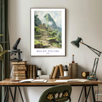 Machu Picchu Journey: Serene Beauty Travel Poster PosterGoat