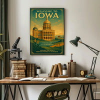 Welcome To Iowa The Heart Of The Poster