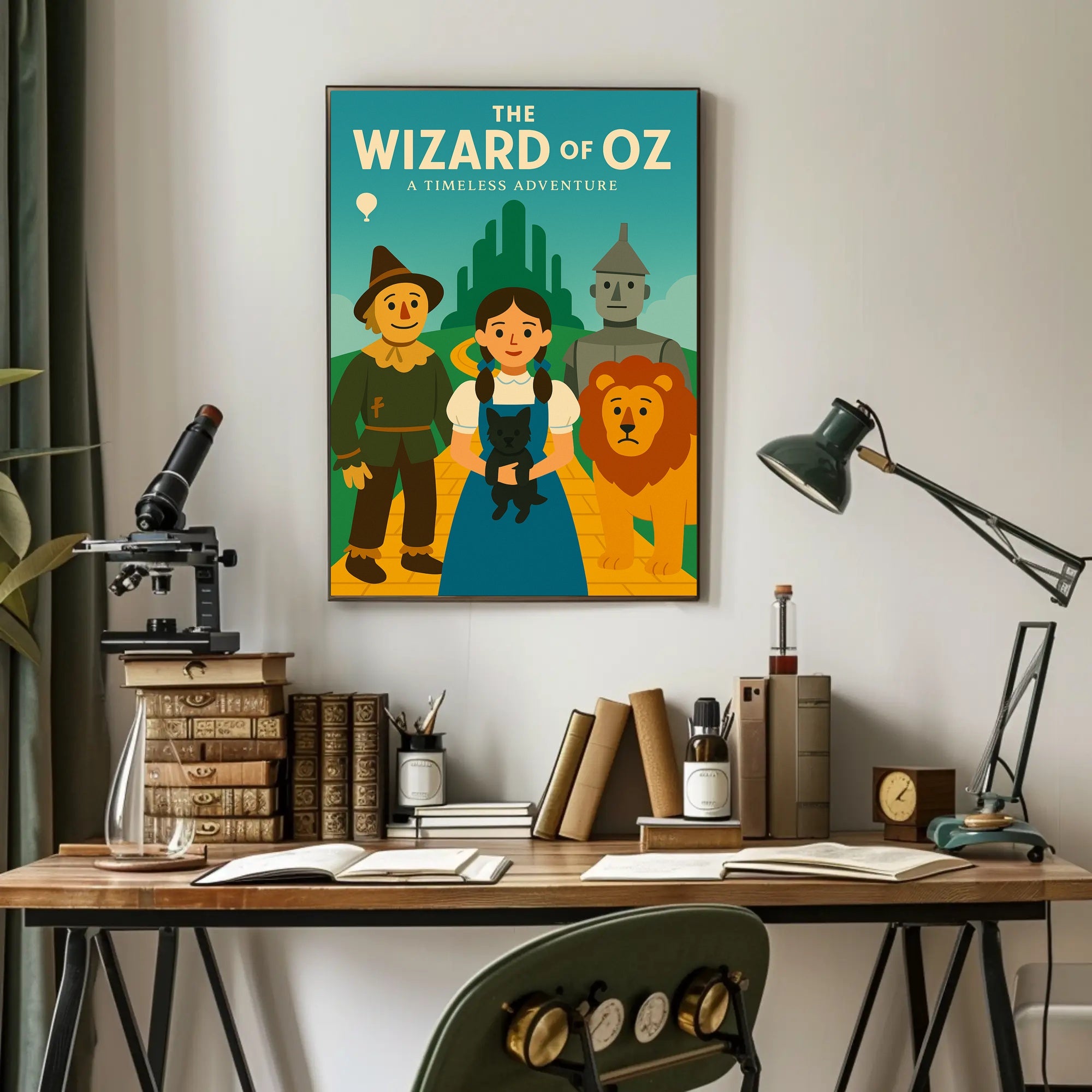 The Wizard of Oz Adventure in a Fantasy or Mythology Poster PosterGoat