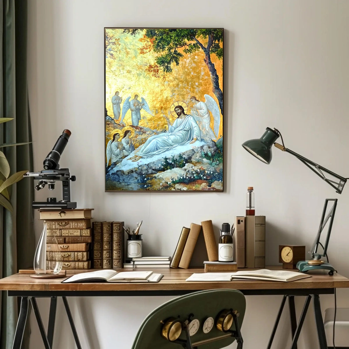 Serene Divine Gathering Poster