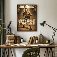 Joe Louis The Brown Bomber Poster PosterGoat