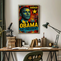 Barack Obama 44th President of the United States Graffiti Pop Art Poster
