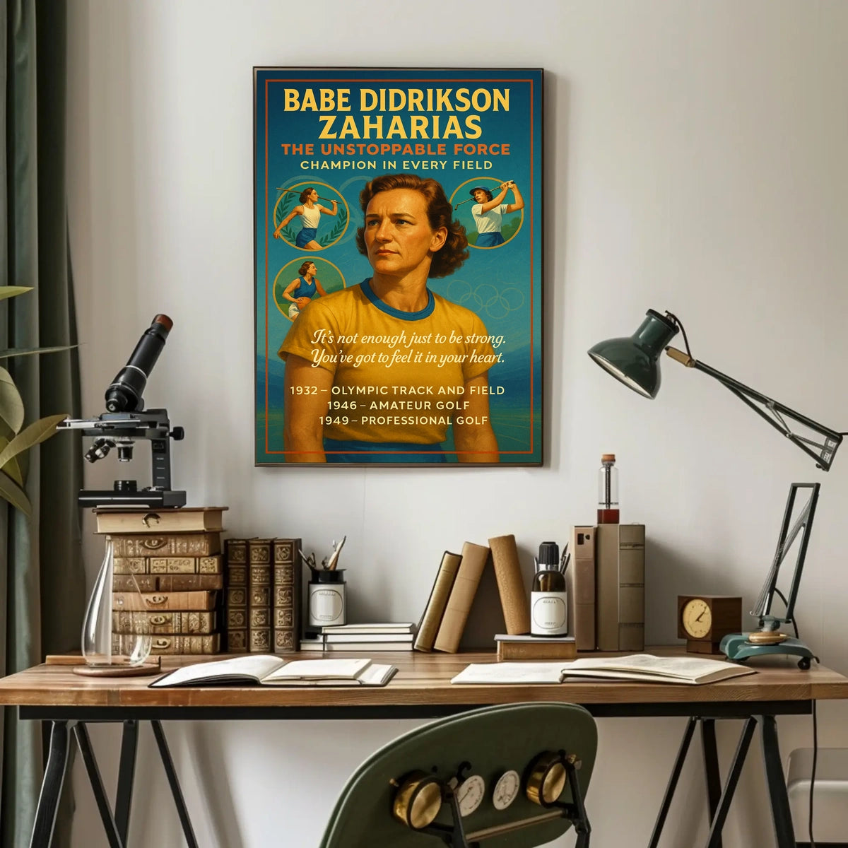Babe Didrikson Zaharias The Unstoppable Force Poster