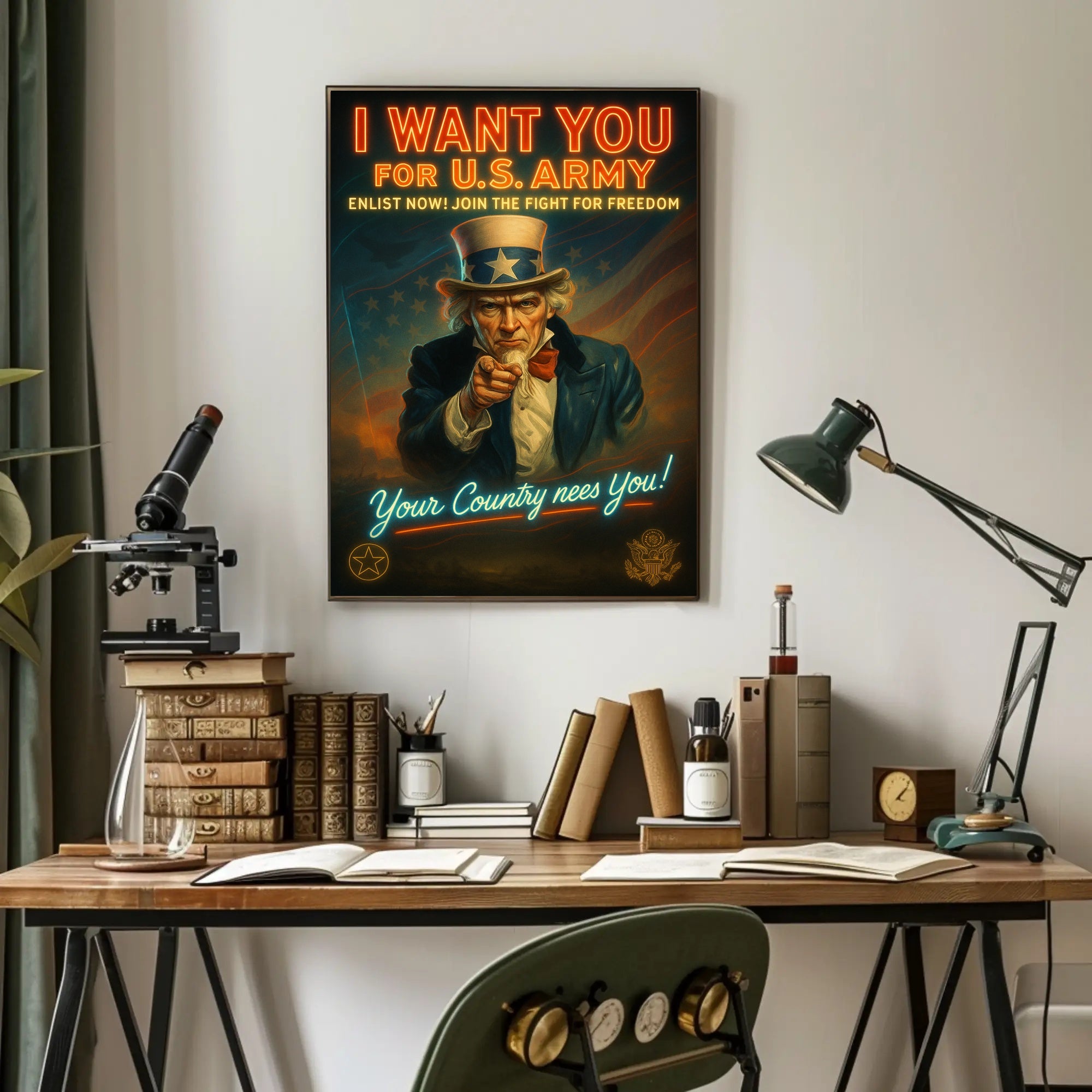 Join the U.S. Army for Freedom Poster